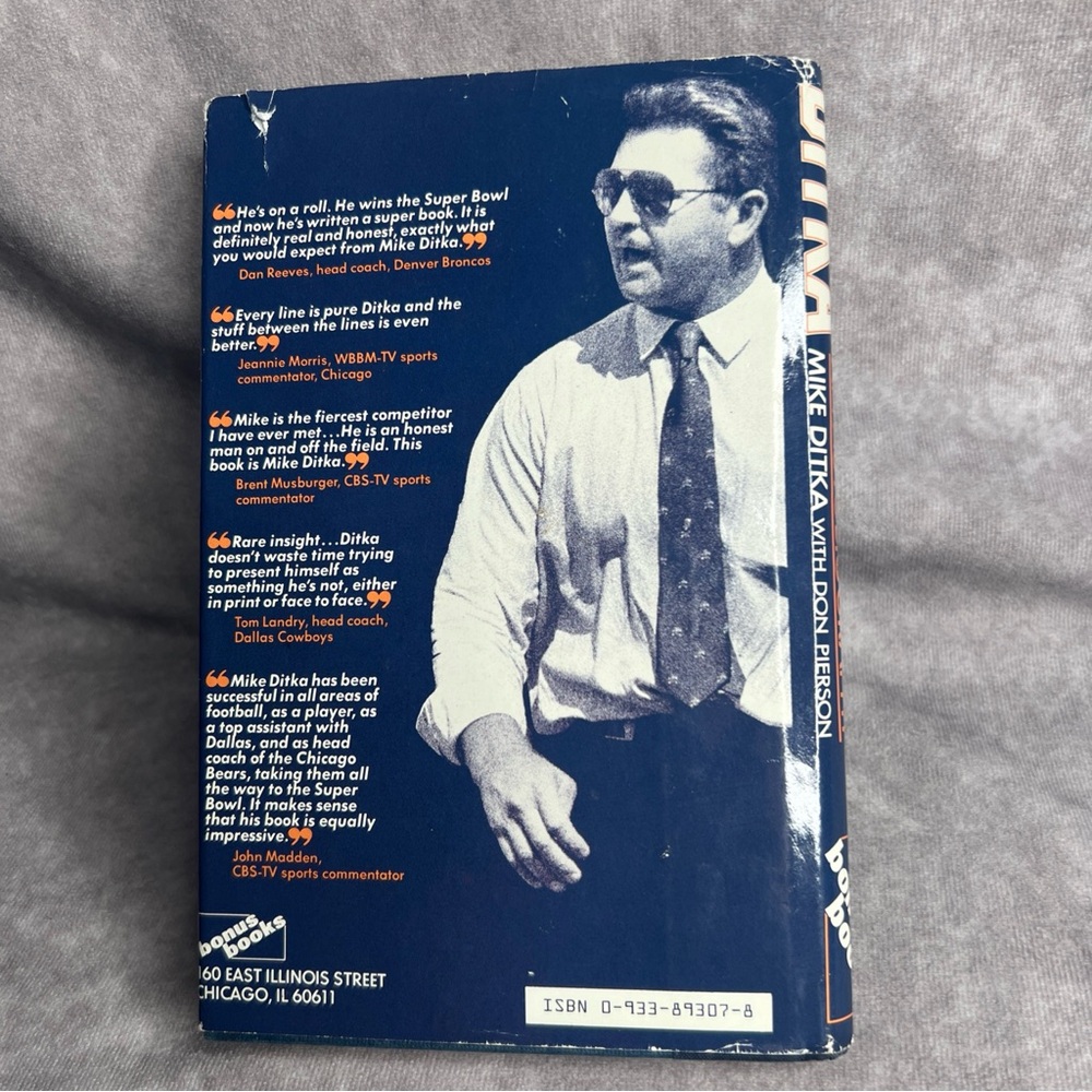 Ditka: An Autobiography By Mike Ditka With Don Pierson Foreword By Tom Landry - Picture 2 of 11
